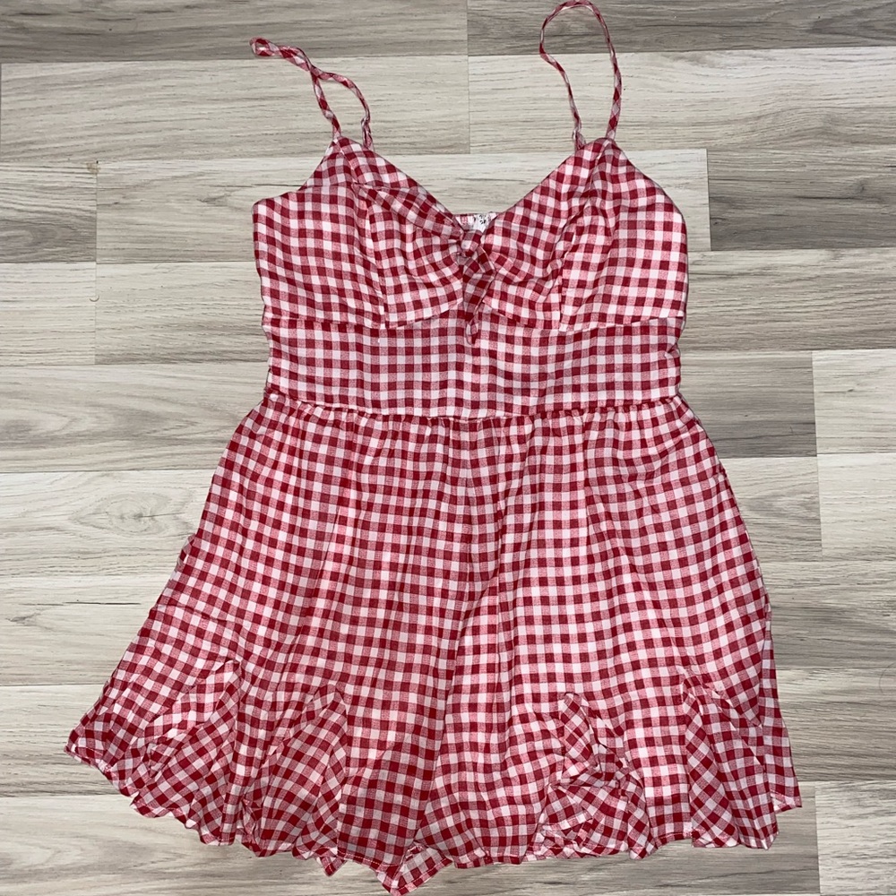 Checkered Romper